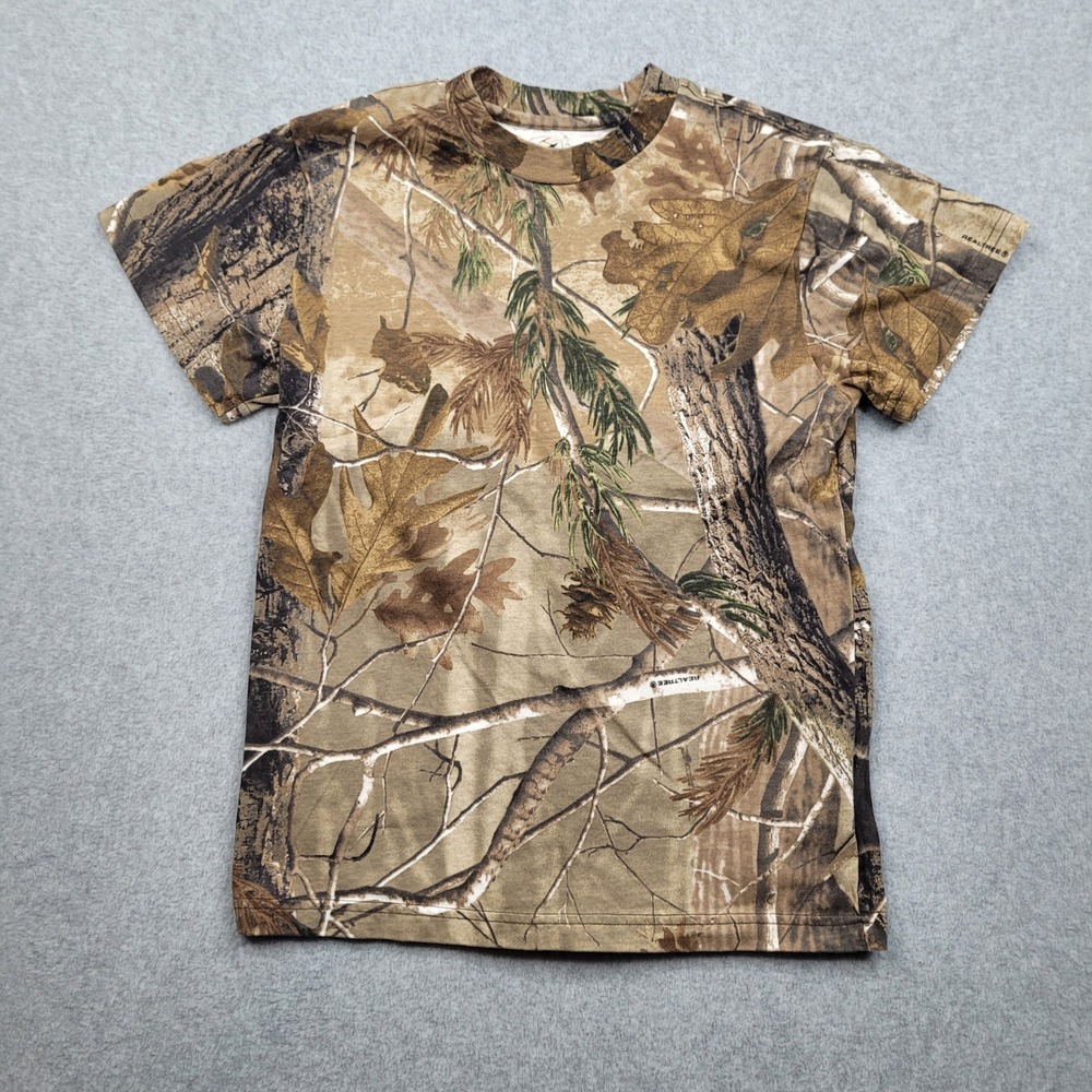 RedHead T-Shirt Youth Small Brown Realtree Camo Hunting Outdoors Short Sleeve
